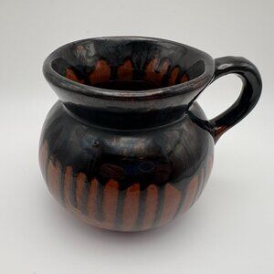 Artisanal Drip Glazed Mexican Handmade Clay Jarrito Coffee Mug (SKU: 302MI)